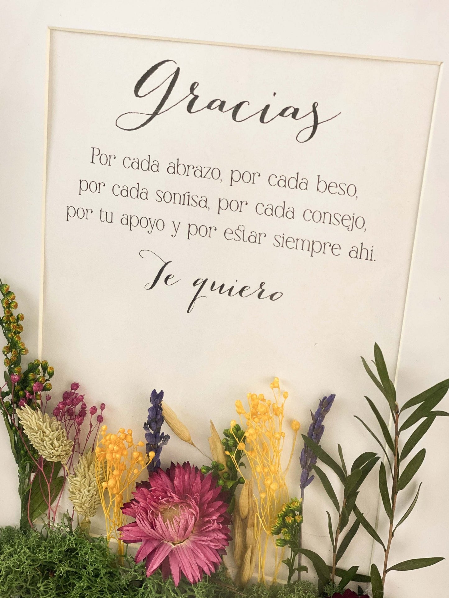 CUADRO REGALO FLORES