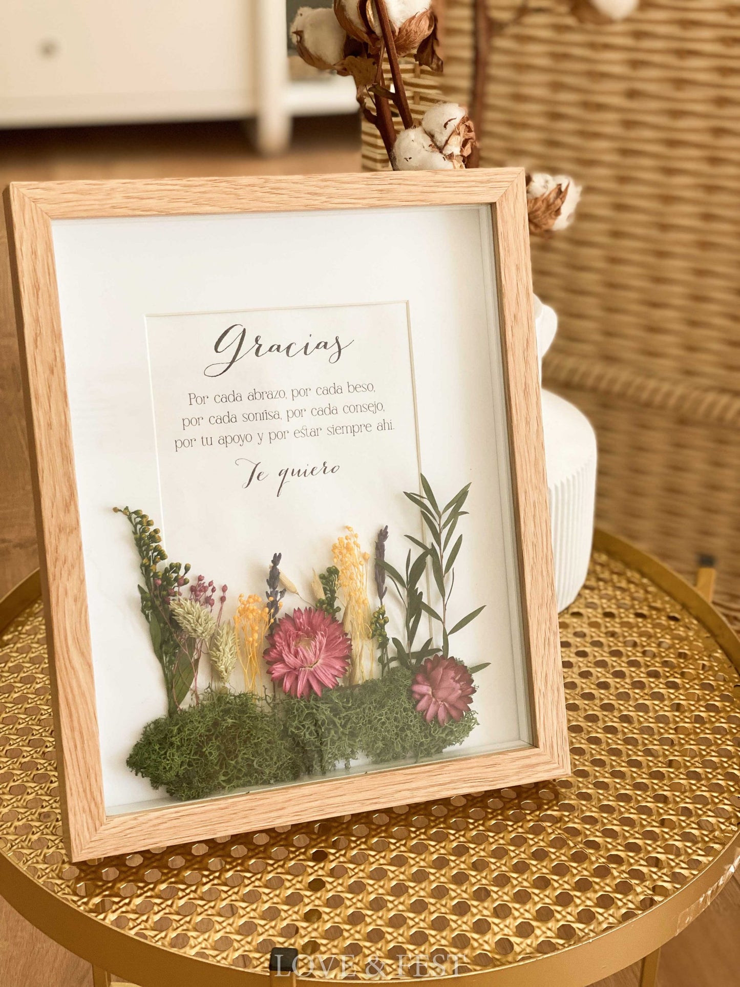 CUADRO REGALO FLORES