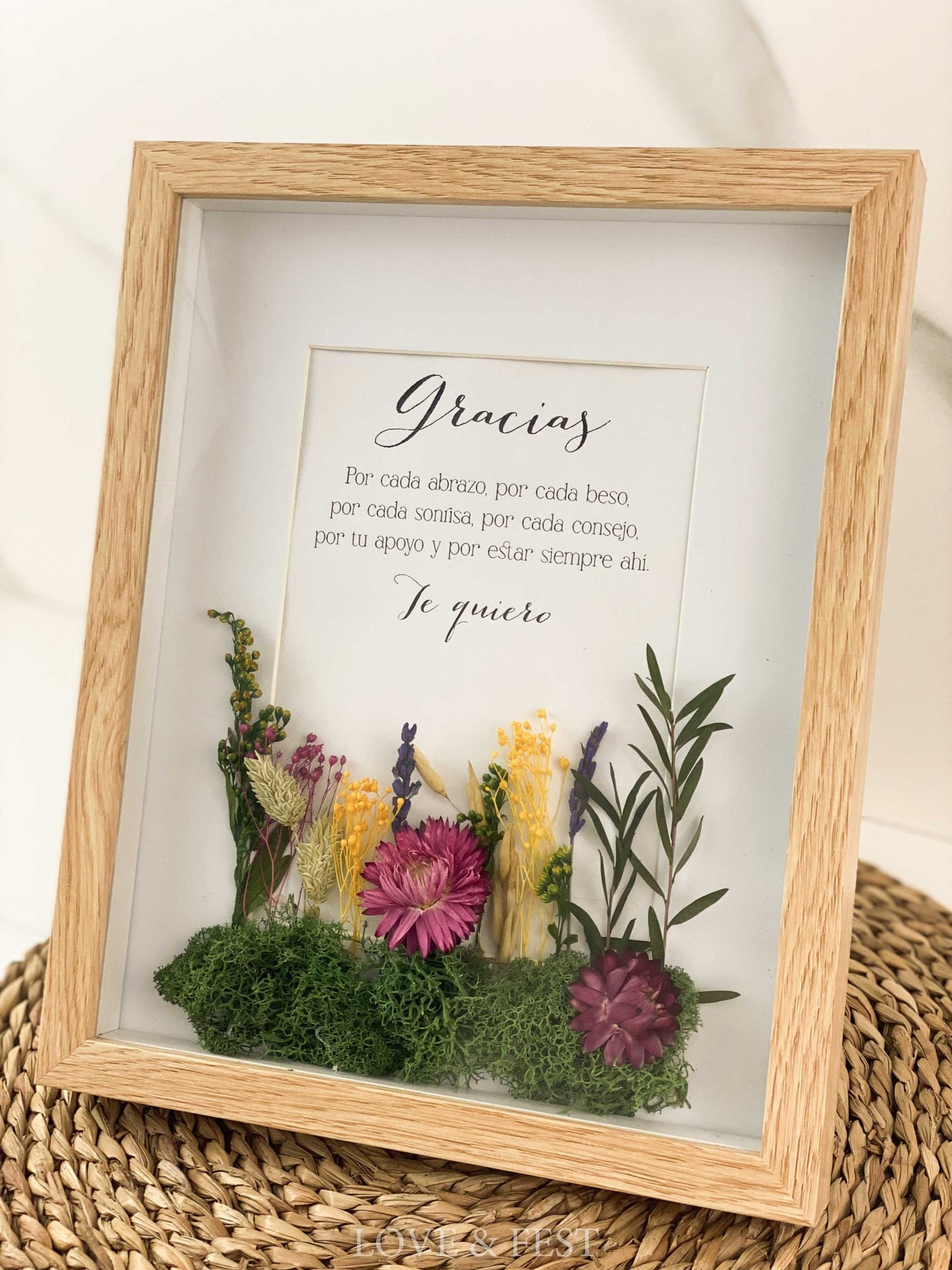 CUADRO REGALO FLORES