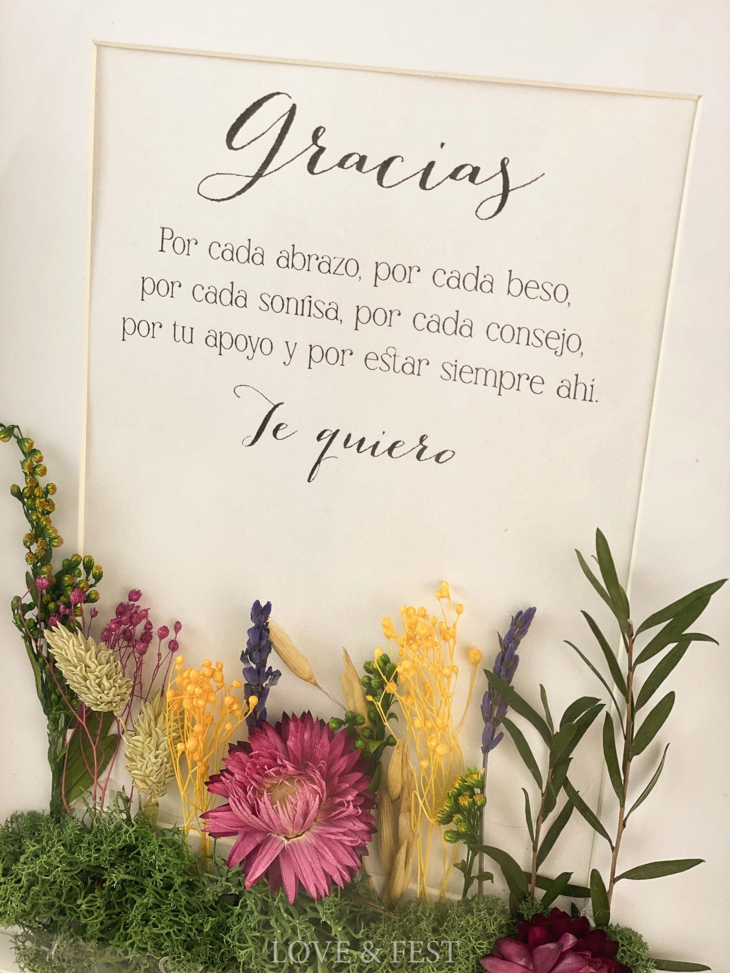CUADRO REGALO FLORES